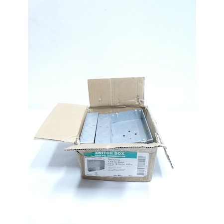 Hubbell 95 TWO GANG SWITCH BOX 1-5/8IN DEEP CONDUIT OUTLET BODIES AND BOX, 5PK 951